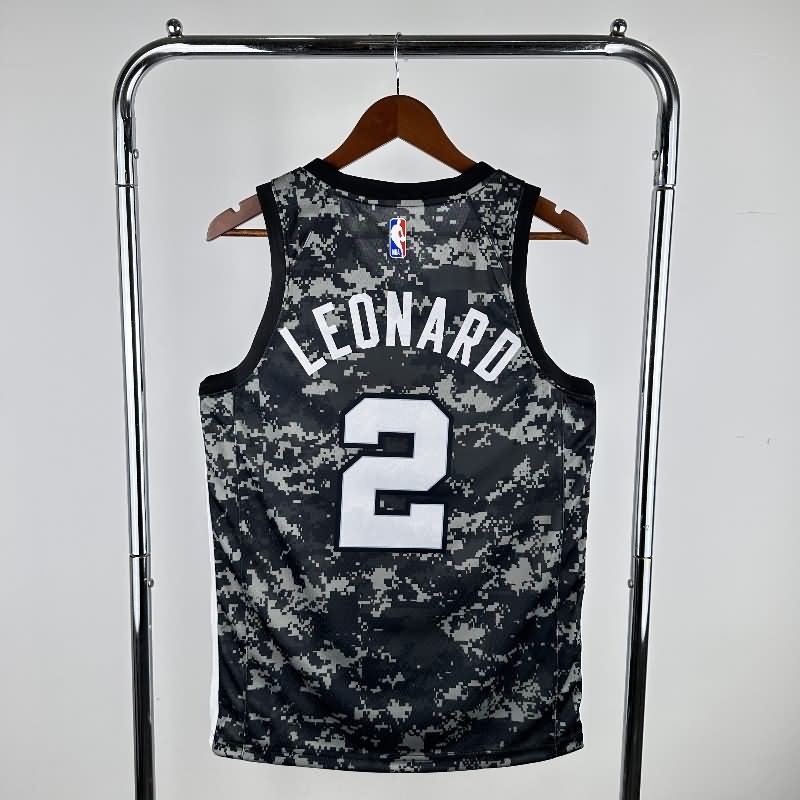 San Antonio Spurs Camouflage Basketball Jersey (Hot Press)