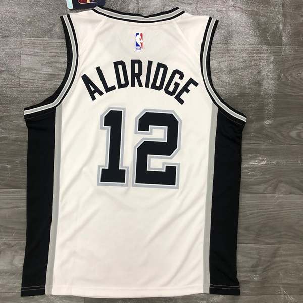 San Antonio Spurs White Basketball Jersey (Hot Press)