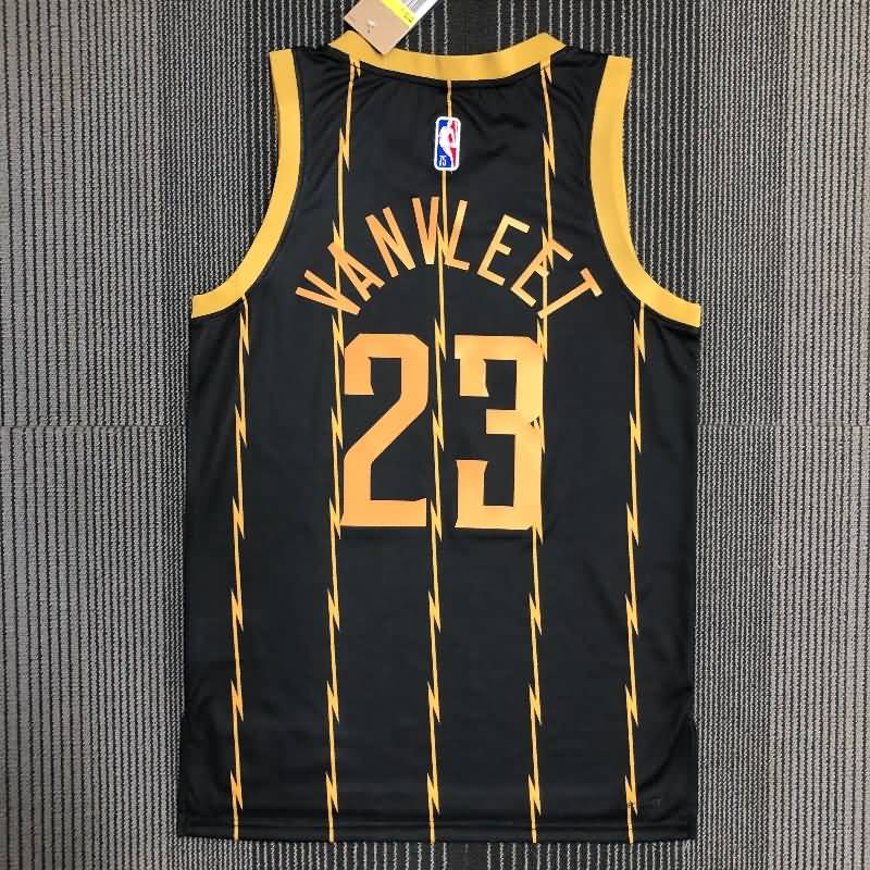 Toronto Raptors 21/22 Black City Basketball Jersey (Hot Press)