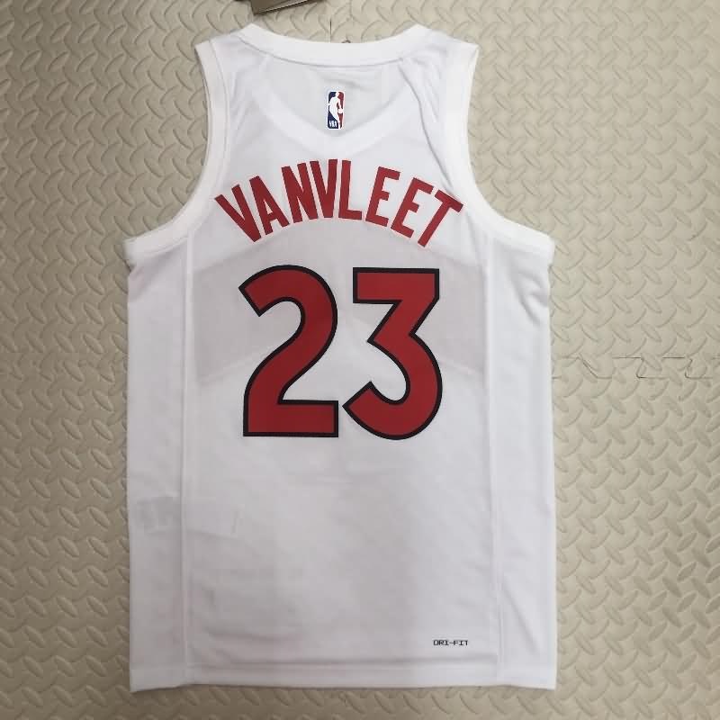 Toronto Raptors 22/23 White Basketball Jersey (Hot Press)