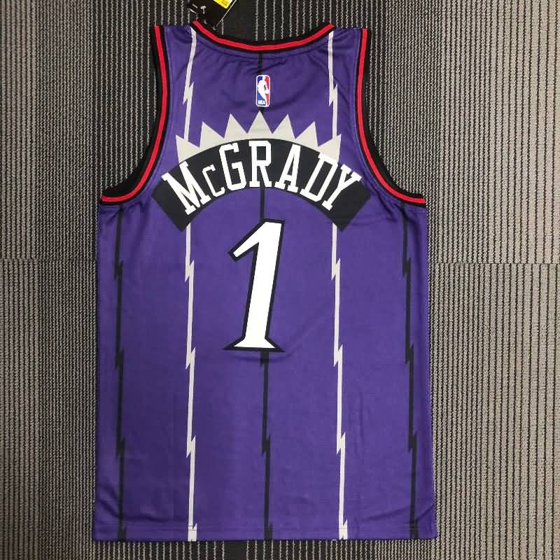 Toronto Raptors Purple Classics Basketball Jersey (Hot Press)