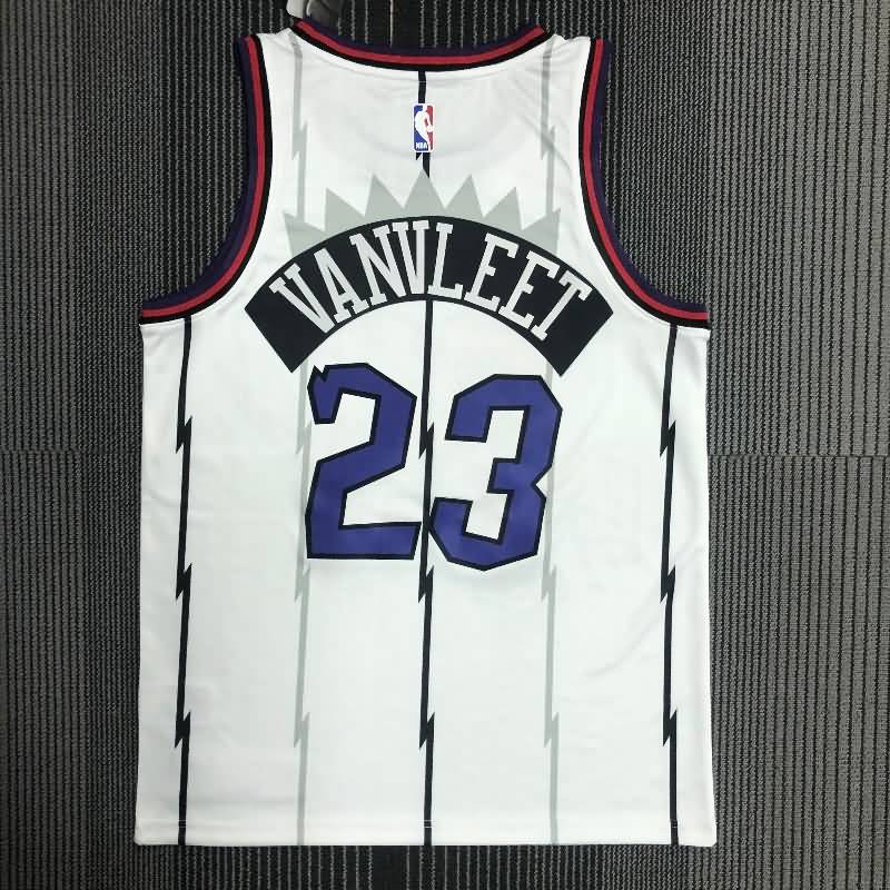 Toronto Raptors White Classics Basketball Jersey (Hot Press)