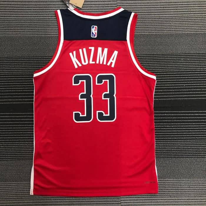 Washington Wizards 21/22 Red Basketball Jersey (Hot Press)