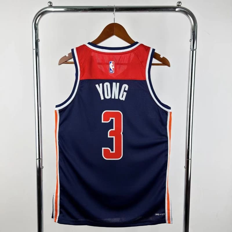 Washington Wizards 22/23 Black AJ Basketball Jersey (Hot Press)