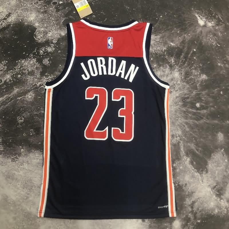 Washington Wizards 22/23 Black AJ Basketball Jersey (Hot Press)