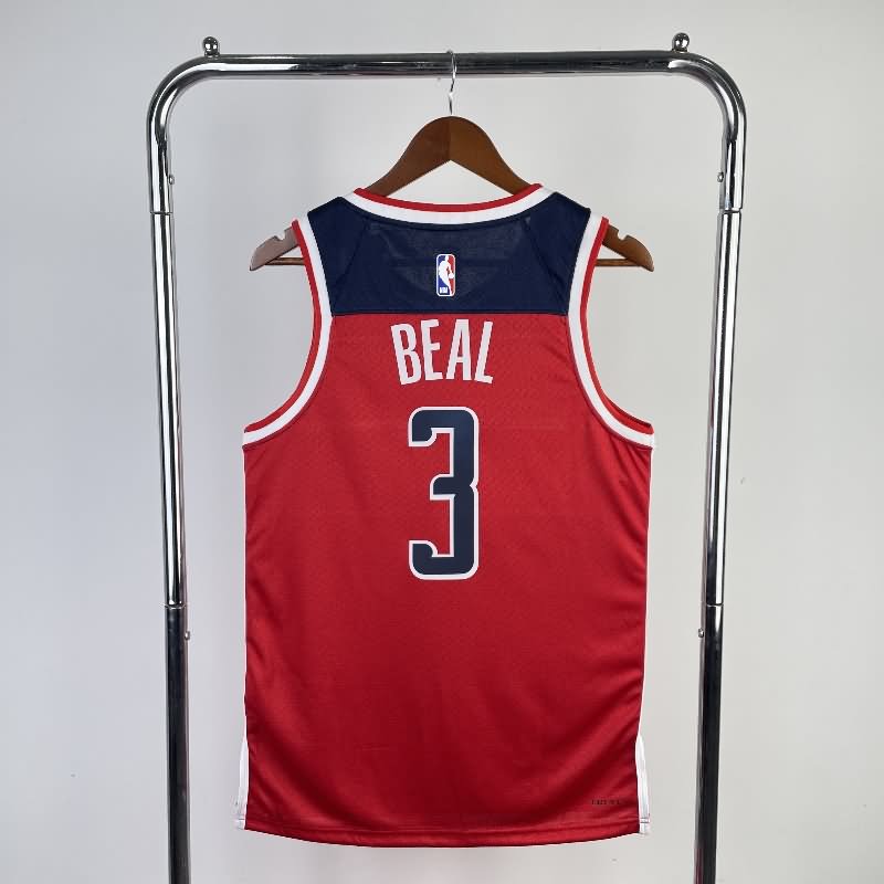 Washington Wizards 22/23 Red Basketball Jersey (Hot Press)