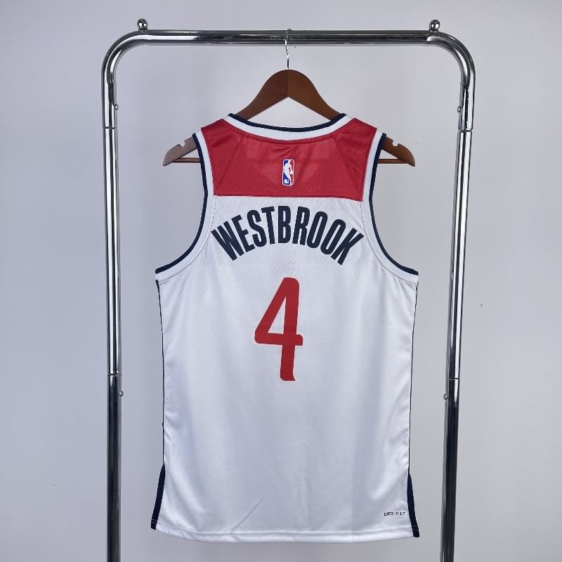 Washington Wizards 22/23 White Basketball Jersey (Hot Press)