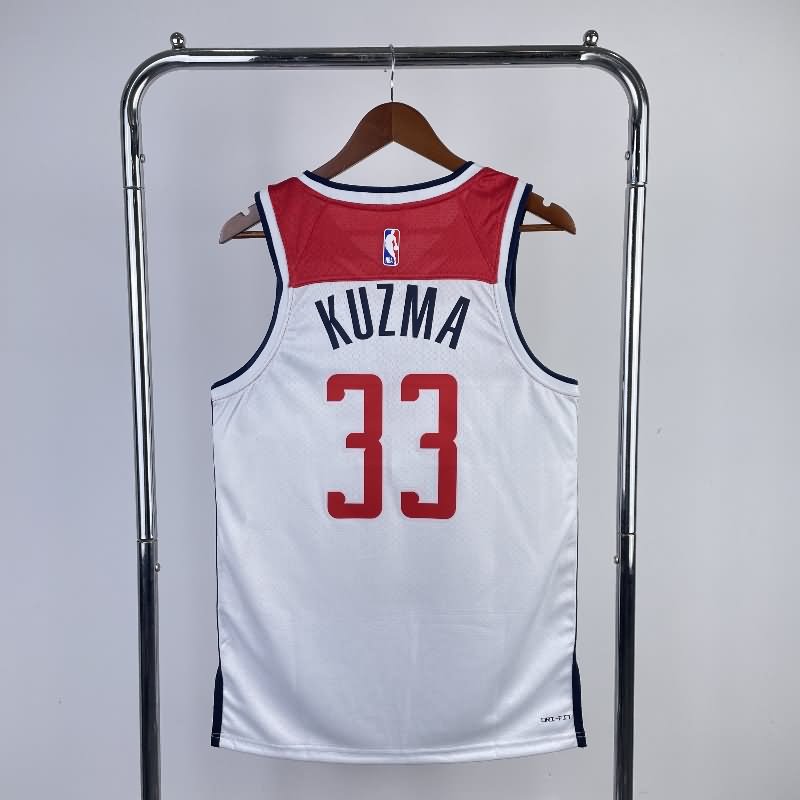 Washington Wizards 22/23 White Basketball Jersey (Hot Press)