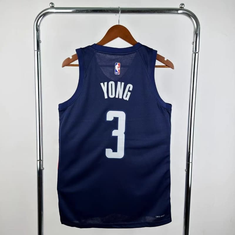 Washington Wizards 24/25 Dark Blue AJ Basketball Jersey (Hot Press)