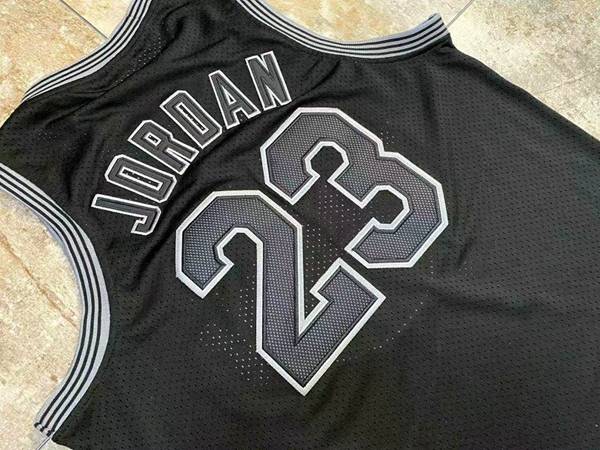 Movie Jam JORDAN Space Black Basketball Jersey (Closely Stitched)