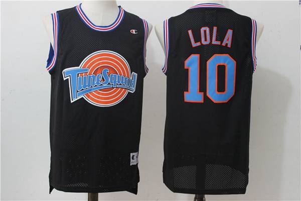 Movie Jam LOLA Space Black Basketball Jersey (Stitched)