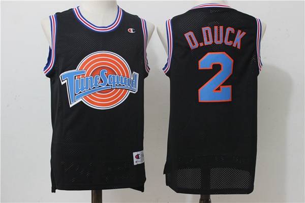 Movie Jam D.DUCK Space Black Basketball Jersey (Stitched)