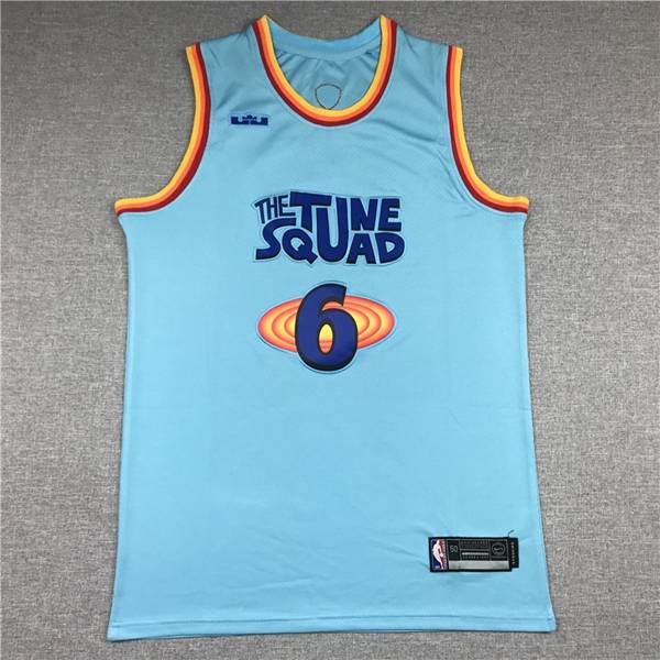 Movie Jam JAMES Space Blue Basketball Jersey (Stitched)