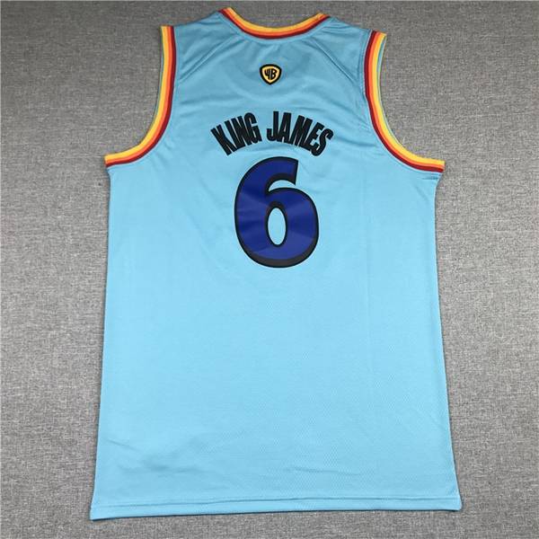 Movie Jam JAMES Space Blue Basketball Jersey (Stitched)