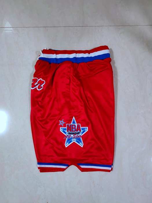 All Star 2003 Just Don Red Basketball Shorts