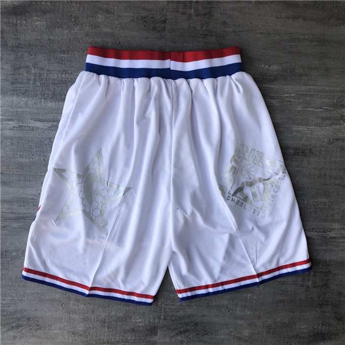 All Star 2019 White Basketball Shorts