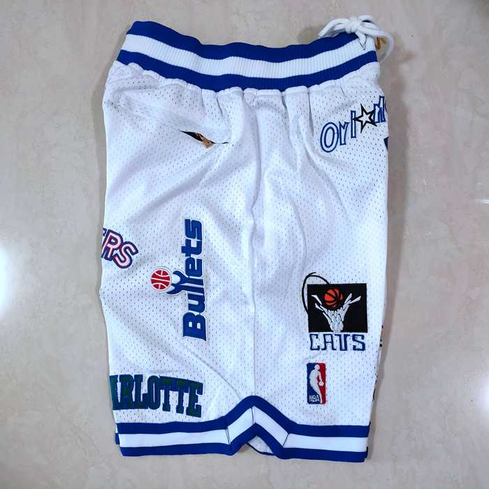 All Star Just Don White Basketball Shorts