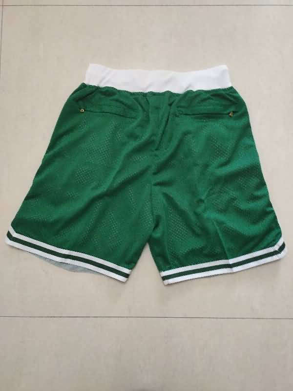 Boston Celtics Just Don Green Basketball Shorts 03