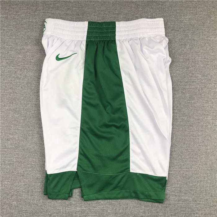 Boston Celtics White City Basketball Shorts