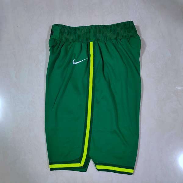 Boston Celtics Green Basketball Shorts 03