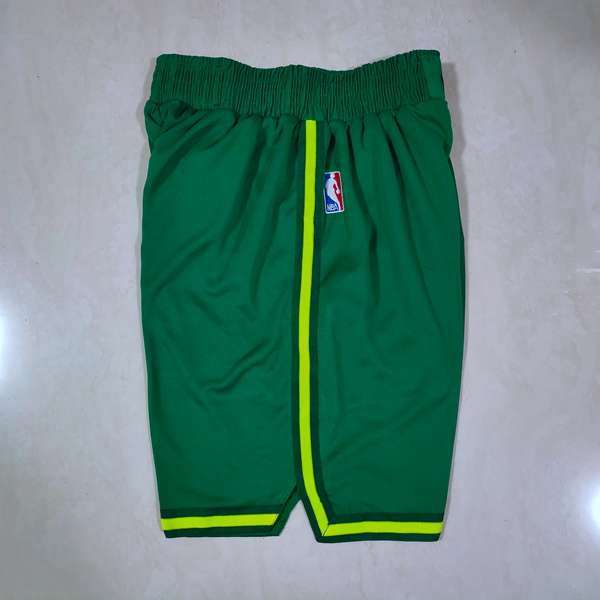 Boston Celtics Green Basketball Shorts 03