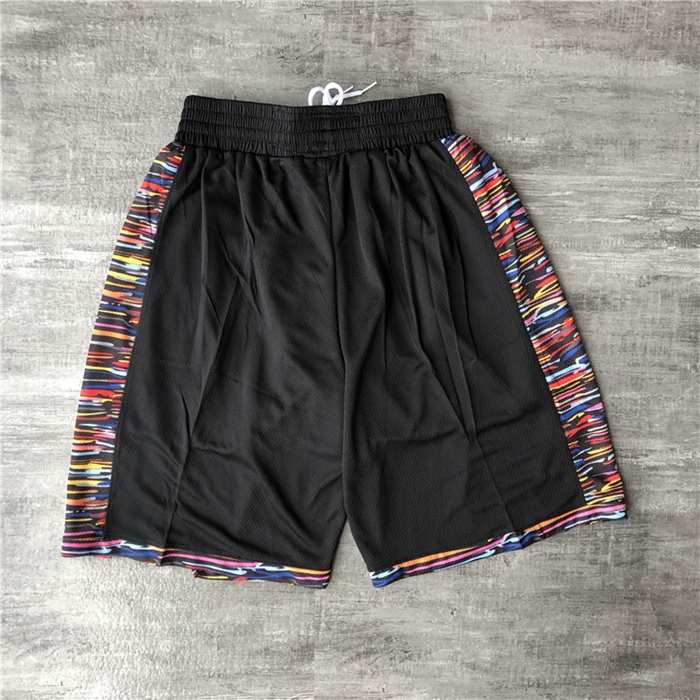 Brooklyn Nets Black City Basketball Shorts