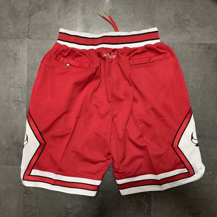 Chicago Bulls Just Don Red Basketball Shorts