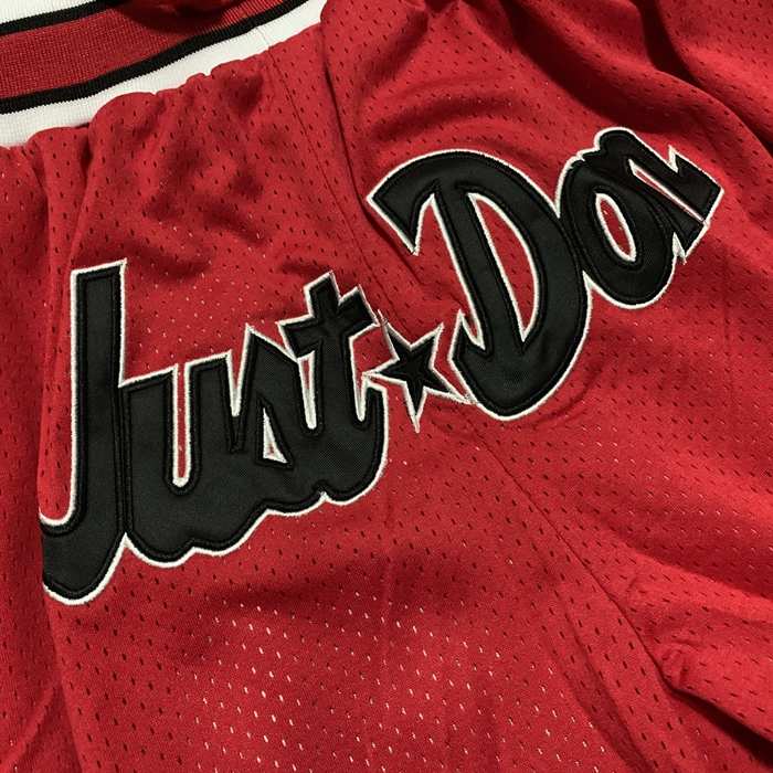 Chicago Bulls Just Don Red Basketball Shorts