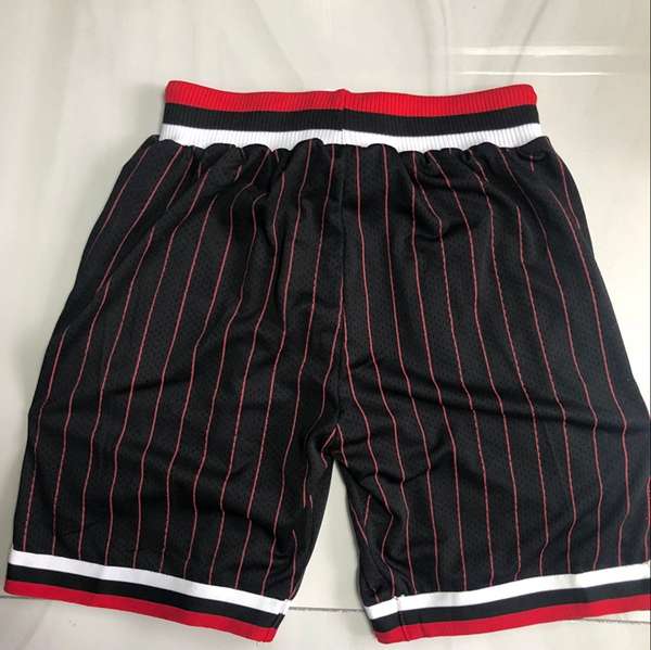 Chicago Bulls Mitchell&Ness Black Basketball Shorts 04