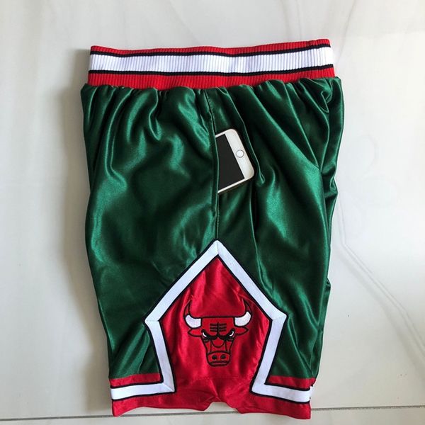 Chicago Bulls Mitchell&Ness Green Basketball Shorts