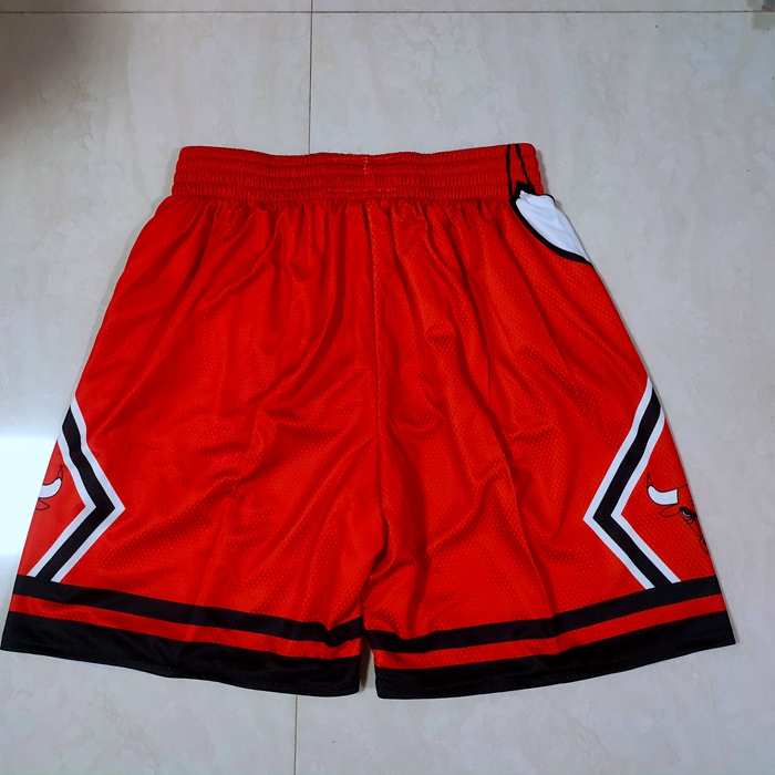 Chicago Bulls Mitchell&Ness Red Basketball Shorts