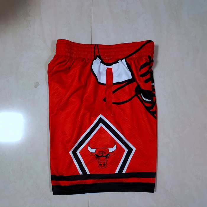 Chicago Bulls Mitchell&Ness Red Basketball Shorts