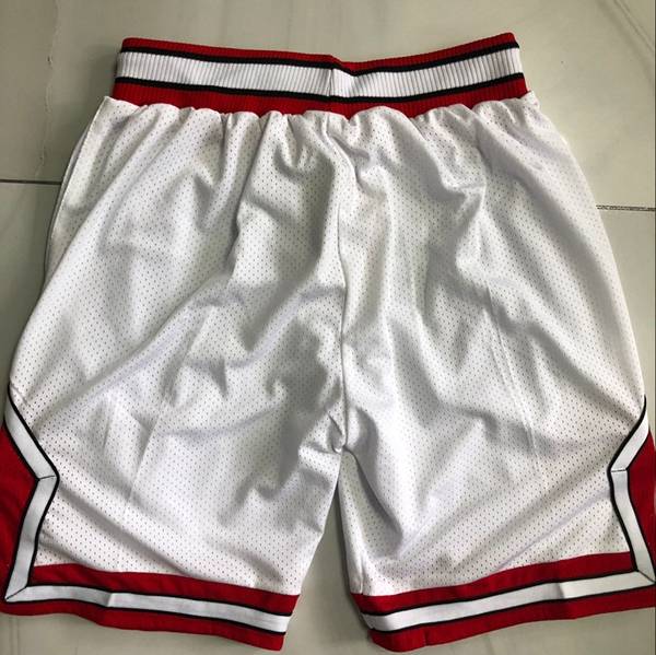 Chicago Bulls Mitchell&Ness White Basketball Shorts