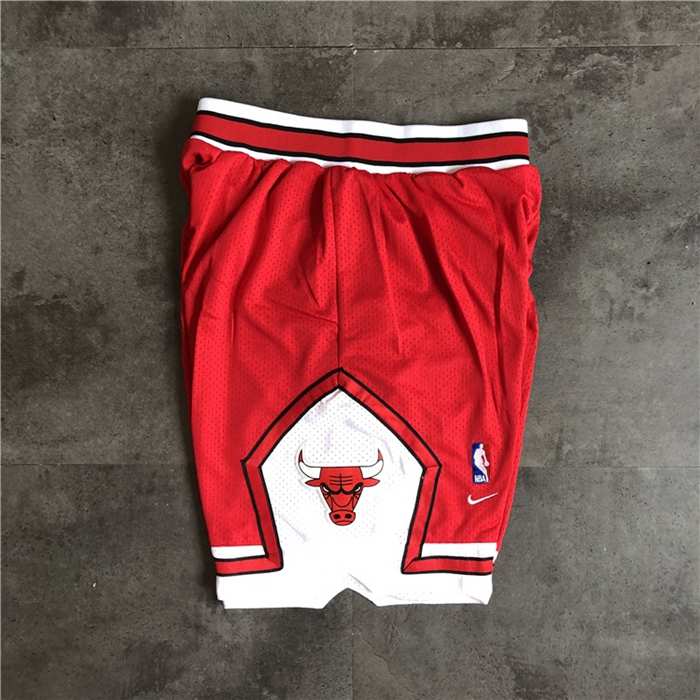 Chicago Bulls Red Classics Basketball Shorts