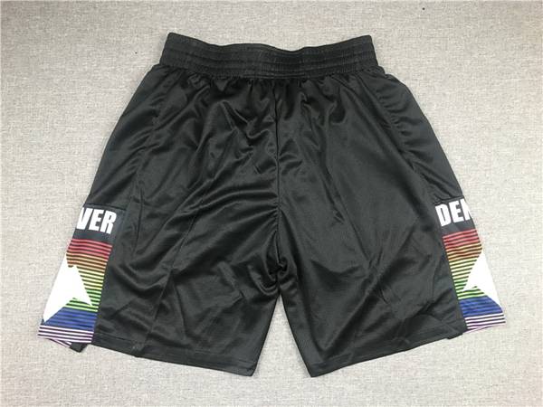 Denver Nuggets Black City Basketball Shorts