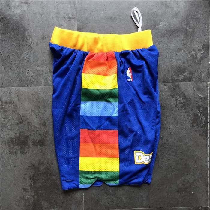 Denver Nuggets Blue Classics Basketball Shorts