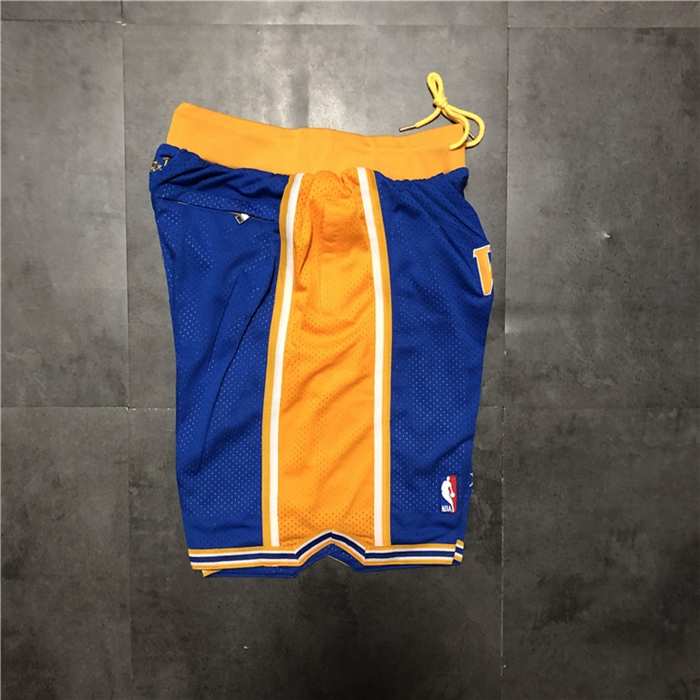 Golden State Warriors Just Don Blue Basketball Shorts