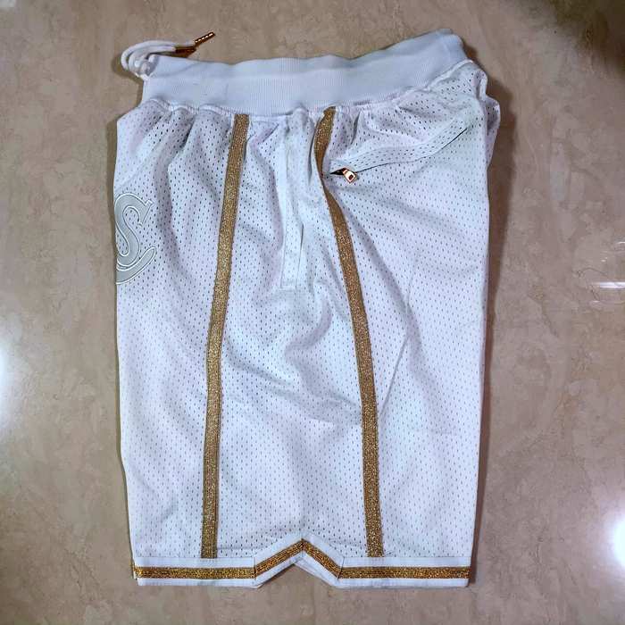 Los Angeles Lakers Just Don White MVP Basketball Shorts