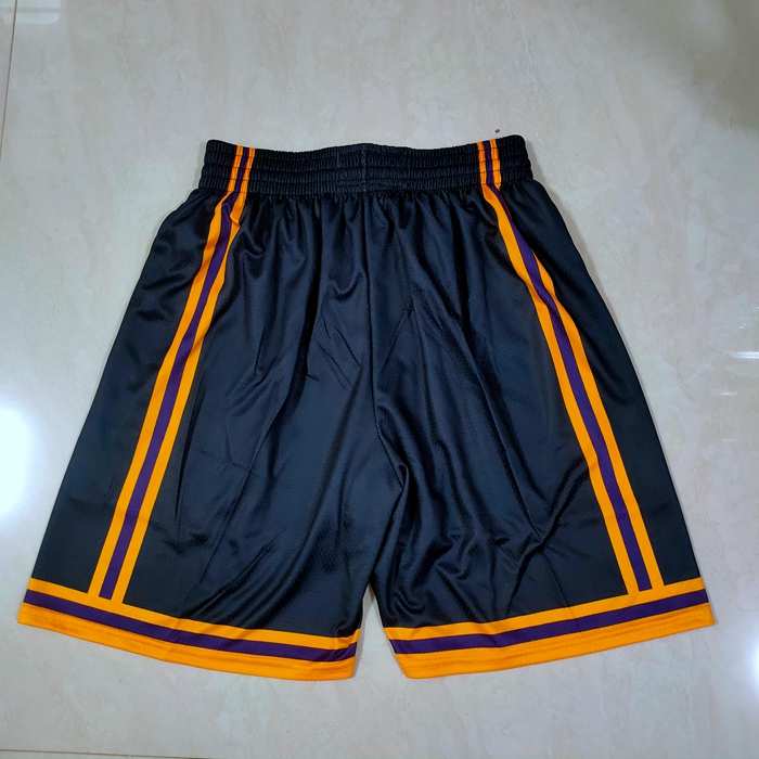 Los Angeles Lakers Mitchell&Ness Black Basketball Shorts