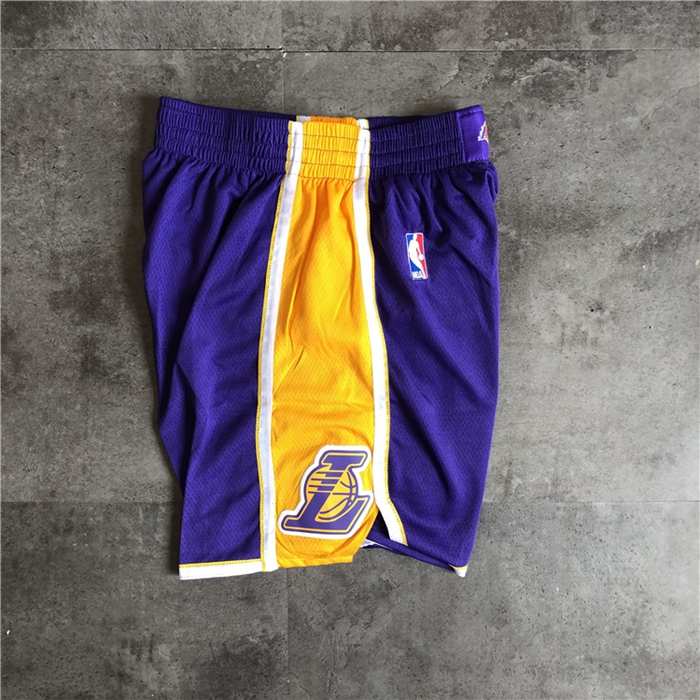 Los Angeles Lakers Purple Basketball Shorts