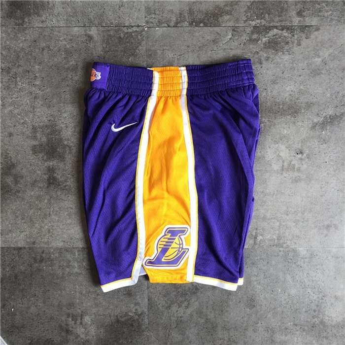 Los Angeles Lakers Purple Basketball Shorts