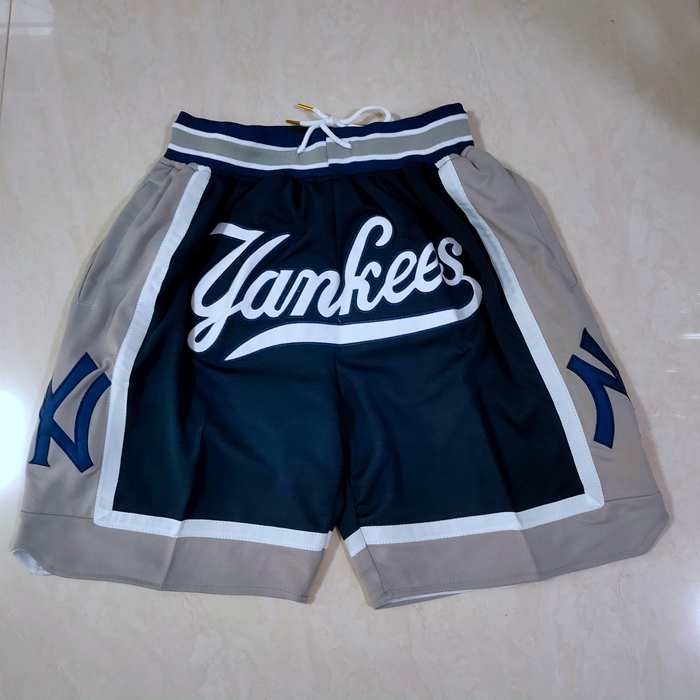 New York Yankees Just Don Dark Blue MLB Shorts