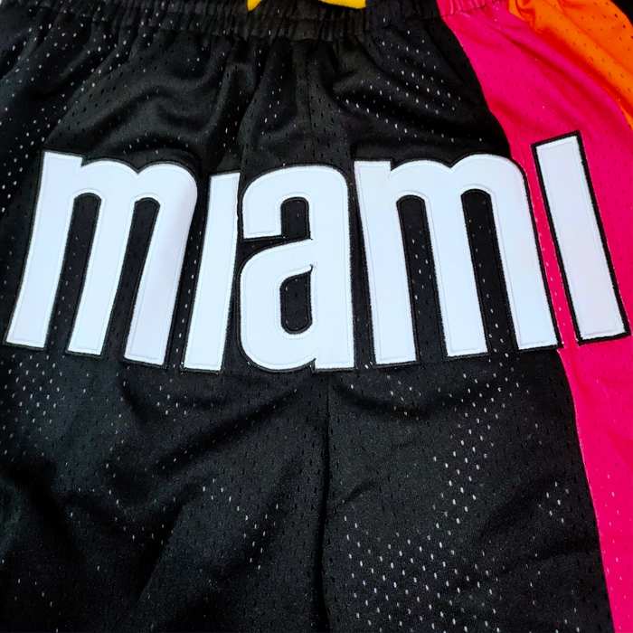 Miami Heat Just Don Black Basketball Shorts