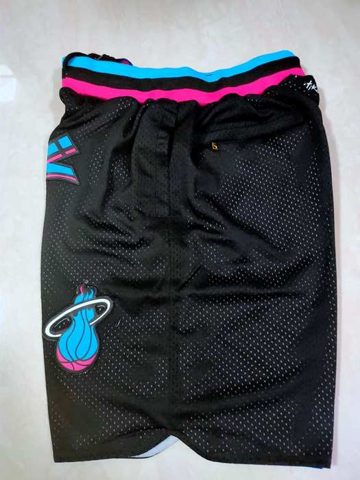 Miami Heat Just Don Black City Basketball Shorts