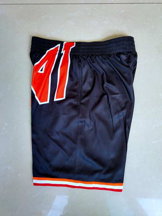 Miami Heat Mitchell&Ness Black Basketball Shorts