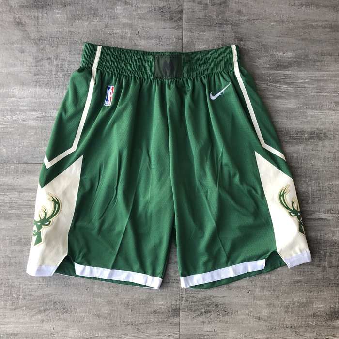 Milwaukee Bucks Green Basketball Shorts