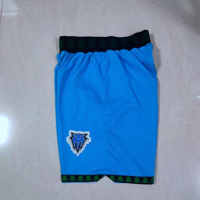 Minnesota Timberwolves Blue Basketball Shorts