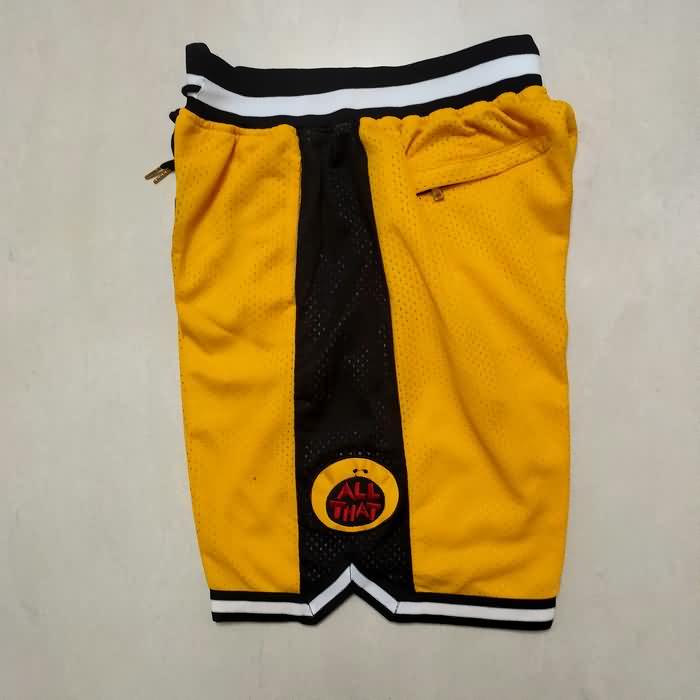 Movie Just Don Yellow Basketball Shorts 02