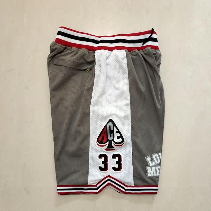 High School Just Don BRYANT Grey NCAA Shorts