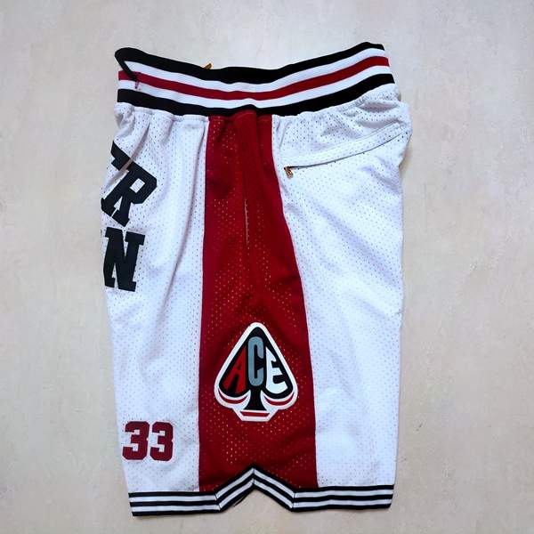 High School Just Don BRYANT White NCAA Shorts